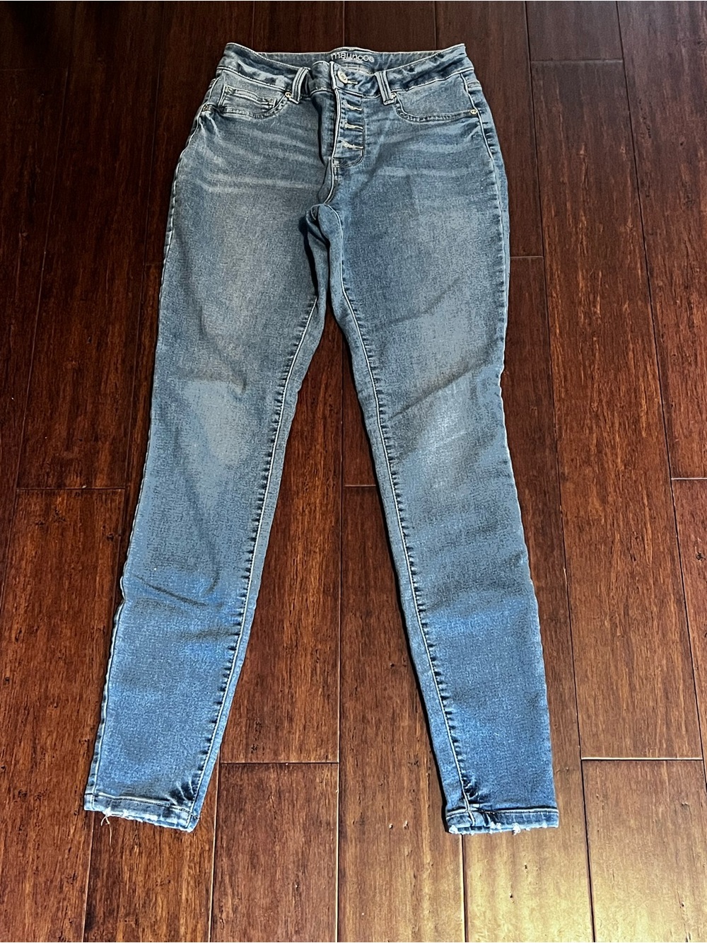 Maurices Light Blue High-Rise Skinny Jeans